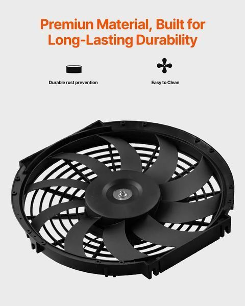 Вентилятор VEVOR Solar Fan, вентиляційний, &Phi;340x70 мм, горищний витяжний вентилятор з регульованим термостатом, зовнішньою решіткою, продуктивністю 1300 CFM, для фронтонів, дахів, гаражів, майстерень. 83955 83955 фото