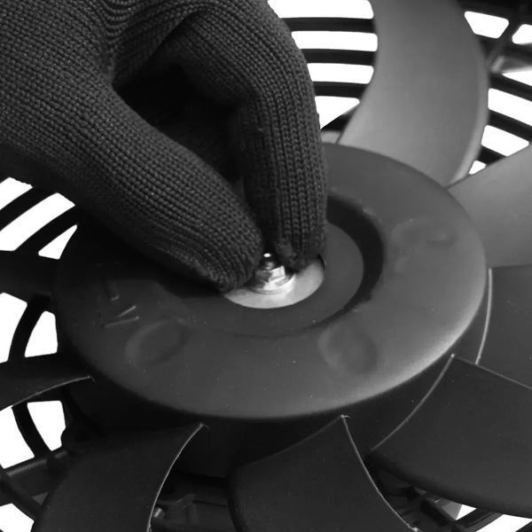 Вентилятор VEVOR Solar Fan, вентиляційний, &Phi;340x70 мм, горищний витяжний вентилятор з регульованим термостатом, зовнішньою решіткою, продуктивністю 1300 CFM, для фронтонів, дахів, гаражів, майстерень. 83955 83955 фото