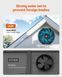 Вентилятор VEVOR Solar Fan, вентиляційний, &Phi;340x70 мм, горищний витяжний вентилятор з регульованим термостатом, зовнішньою решіткою, продуктивністю 1300 CFM, для фронтонів, дахів, гаражів, майстерень. 83955 83955 фото 5