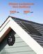 Вентилятор VEVOR Solar Fan, вентиляційний, &Phi;340x70 мм, горищний витяжний вентилятор з регульованим термостатом, зовнішньою решіткою, продуктивністю 1300 CFM, для фронтонів, дахів, гаражів, майстерень. 83955 83955 фото 2