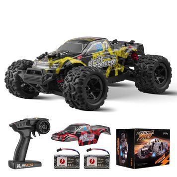 Радіокерована машинка VEVOR, масштаб 1:18, позашляховик 4WD з функцією підйому передніх коліс на 45&deg; та регульованою швидкістю, максимальна швидкість 45 км/год, ідеально підходить для дітей віком від 8 років, клас захисту IPX4. 84676 84676 фото