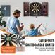 Набір для гри в дартс VEVOR Home Dart Board Center, що складається з мішені та шафи для дартсу, 34,3 см, висувної шафи для дартсу з електронною системою підрахунку окулярів та простою збіркою, в комплекті з усіма необхідними аксесуарами для вечірки. 84731 84731 фото 3