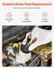 Комплект для прокачування гальм VEVOR Brake Master, 12 предметів, професійний набір адаптерів для прокачування гальм з повним комплектом та кронштейном, міцний адаптер для заправки гальмівної рідини. 82706 82706 фото 2