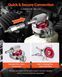 Комплект для прокачування гальм VEVOR Brake Master, 12 предметів, професійний набір адаптерів для прокачування гальм з повним комплектом та кронштейном, міцний адаптер для заправки гальмівної рідини. 82706 82706 фото 6