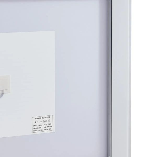Косметичне дзеркало для ванної кімнати VEVOR LED (70 x 100 см) з підсвічуванням спереду та ззаду, захистом від запотівання, плавним регулюванням яскравості та 3 колірними температурами, для настінного монтажу. 81842 81842 фото