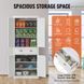Кухонна шафа VEVOR 183 см, господарська шафа з дверцятами, висувною скринькою та 3 регульованими полицями, буфет для продуктів на кухню, у вітальню, їдальню, пральню, білу. 81696 81696 фото 3
