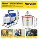 Вакуумний насос VEVOR об'ємом 2 галони, продуктивністю 4 CFM, потужністю 1/3 к.с. 83502 83502 фото 7
