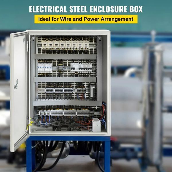 Електрощит VEVOR із вуглецевої сталі, 50x40x20 см, ступінь захисту IP65. 84361 84361 фото